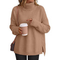 MSRP $45 LILLUSORY Women's XS Turtleneck Oversized Sweater Batwing Sleeve Poncho