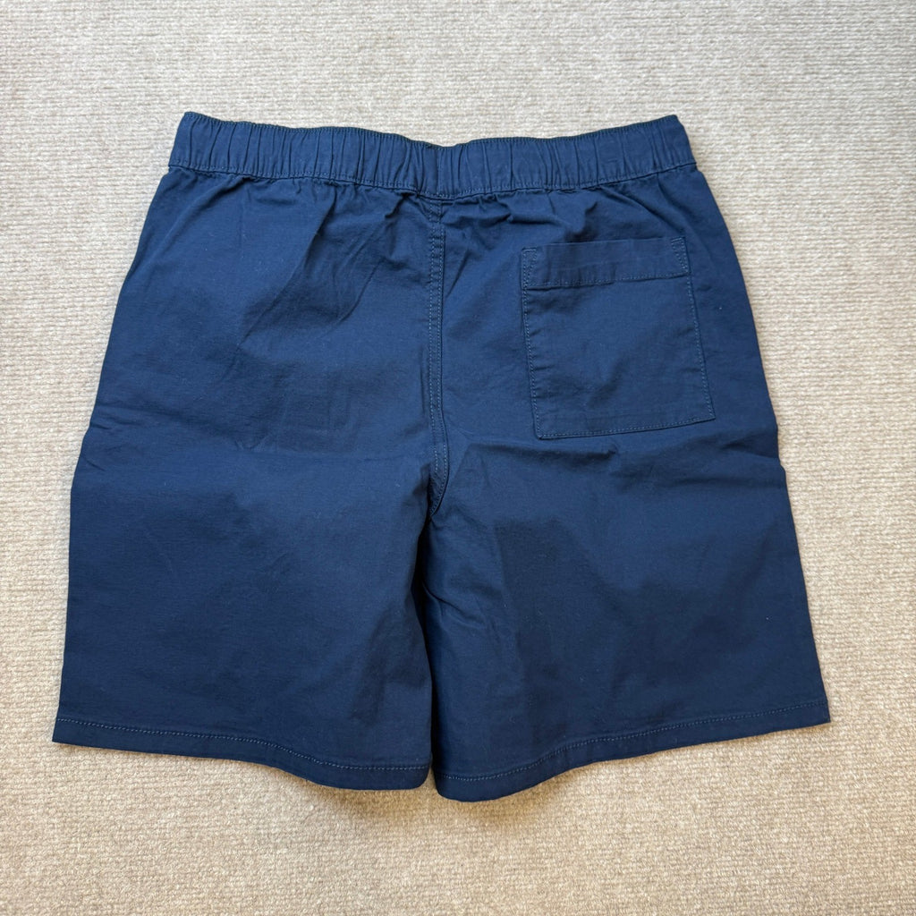 MSRP $20 Thereabouts Kid Boys L 14/16 Husky Blue Herald Canvas Pull-On Short