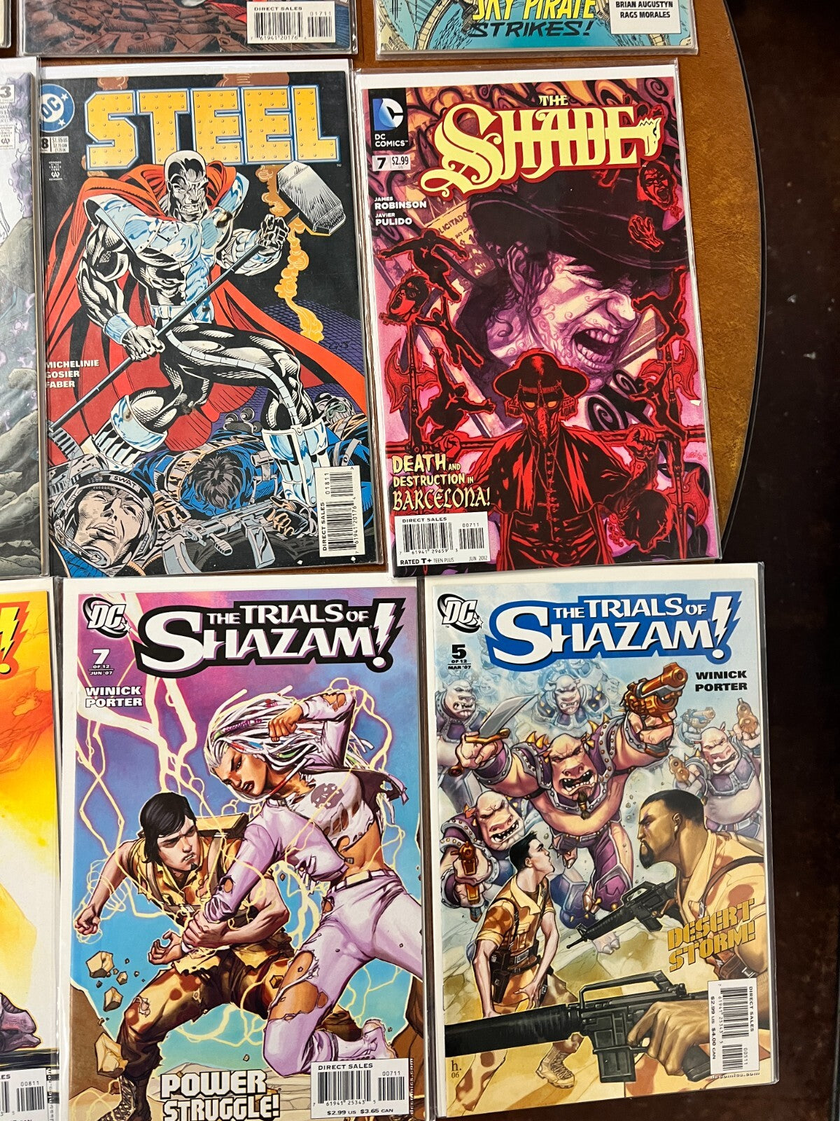 Lot of 15 Dc Comics - Spiral Zone (1988), Steel, The Trials of Shazam, The Shade