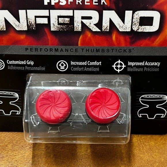 High-Rise Performance Thumbsticks, Red for PS4/PS5 Controllers