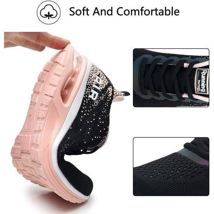 RUMPRA Women's US 8.5 Sneakers Lightweight Air Cushion Gym Fashion