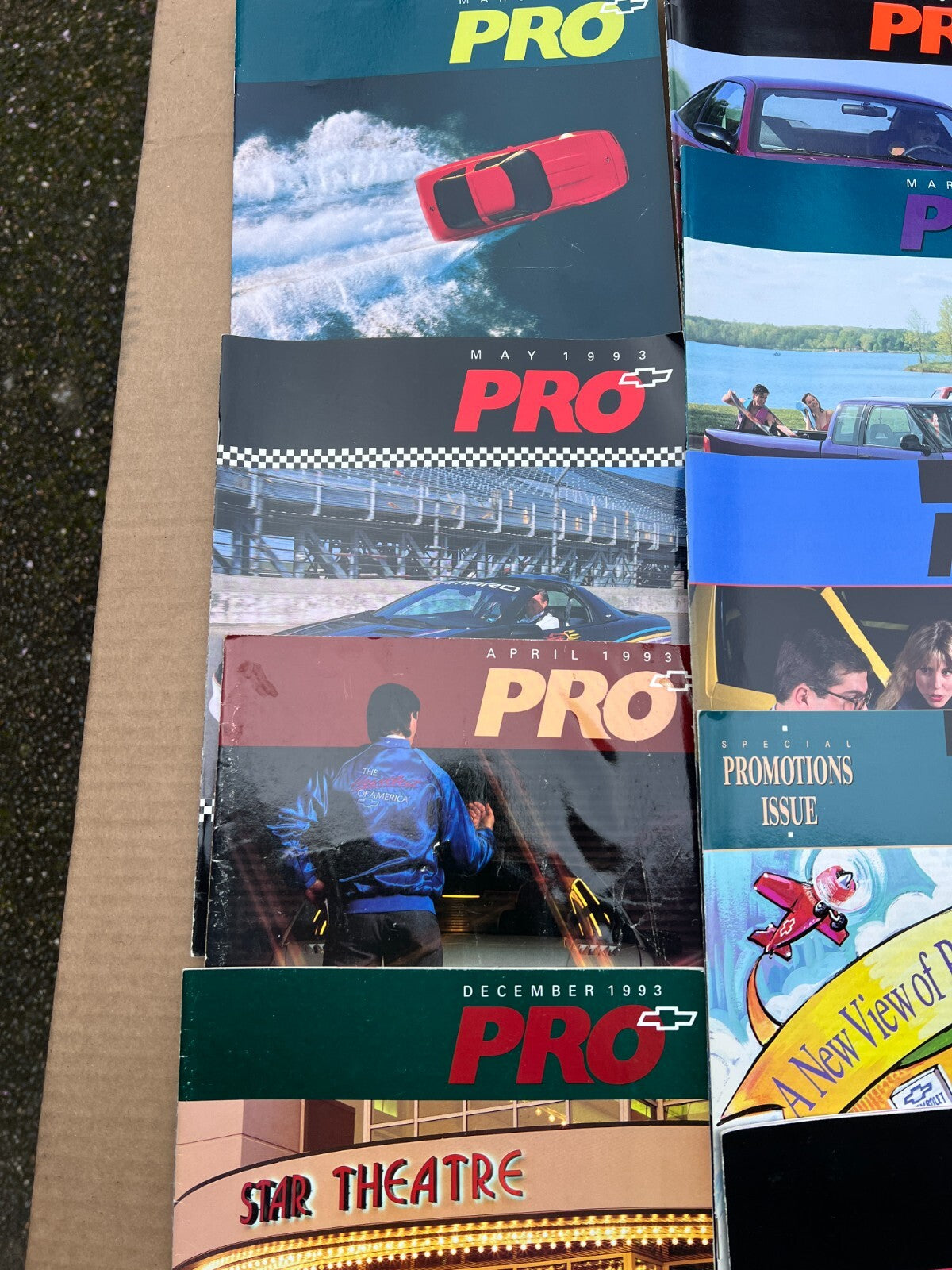 Lot of 30 Vintage Chevrolet PRO 1984-1994 Magazine
