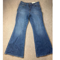 MSRP $54 A.N.A Womens 8 Med Oakland Mid Rise Relaxed Flare Leg Jeans