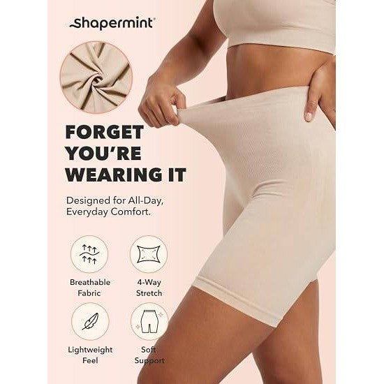 MSRP $27 SHAPERMINT 55021 Womens XL/2XL Nude Shapewear High-Waisted Shap