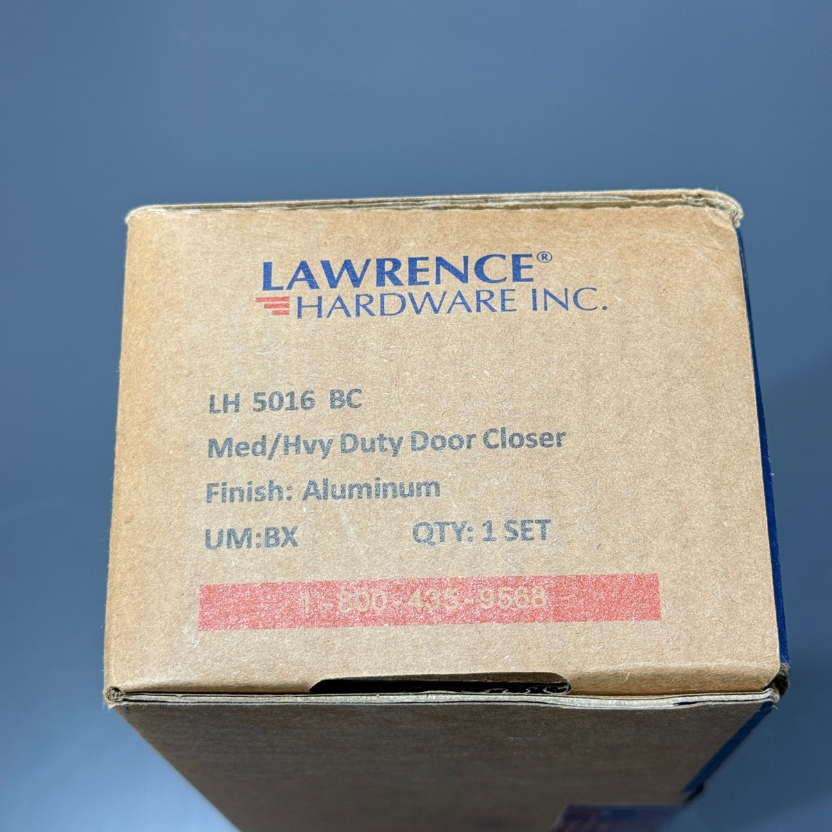 Lawrence LH5016-BC Aluminum Medium/Heavy Duty Door Closer Commercial Grade
