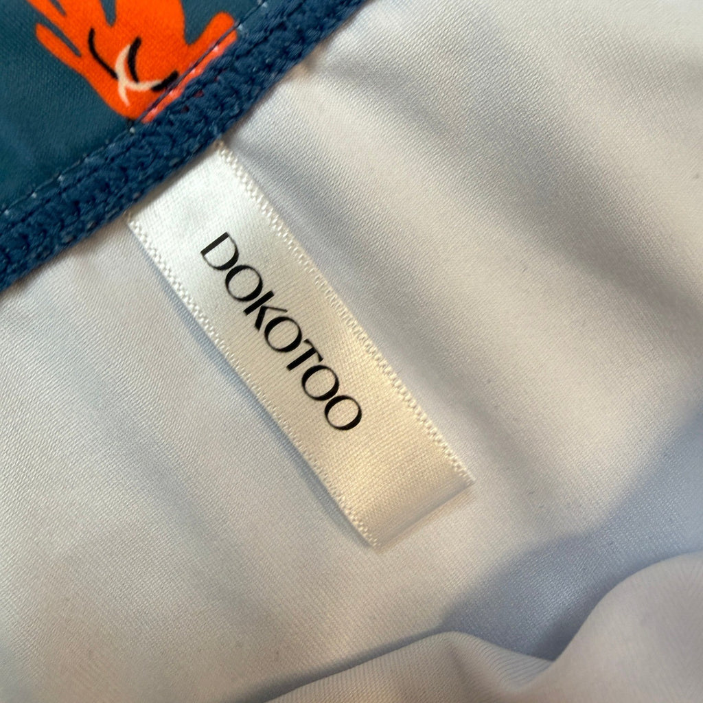 MSRP $36 Dokotoo Women's M 2 Piece Swimsuit Scoop Neck Sleeveless Racerback