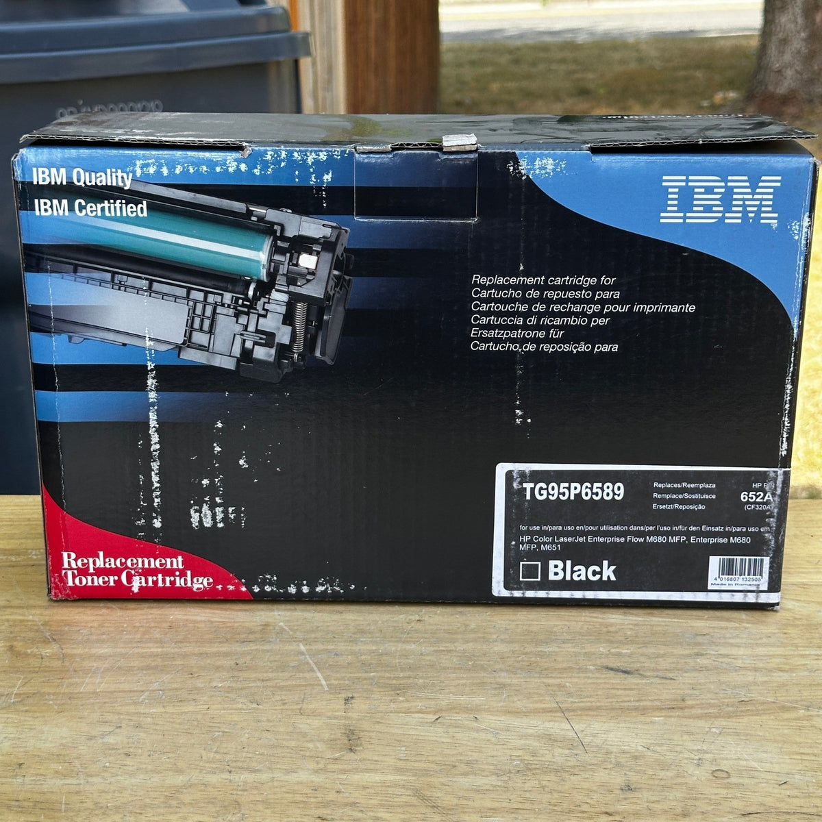 IBM TG95P6589 Black Laser Toner Cartridge Replaces for HP 652A (CF320A)
