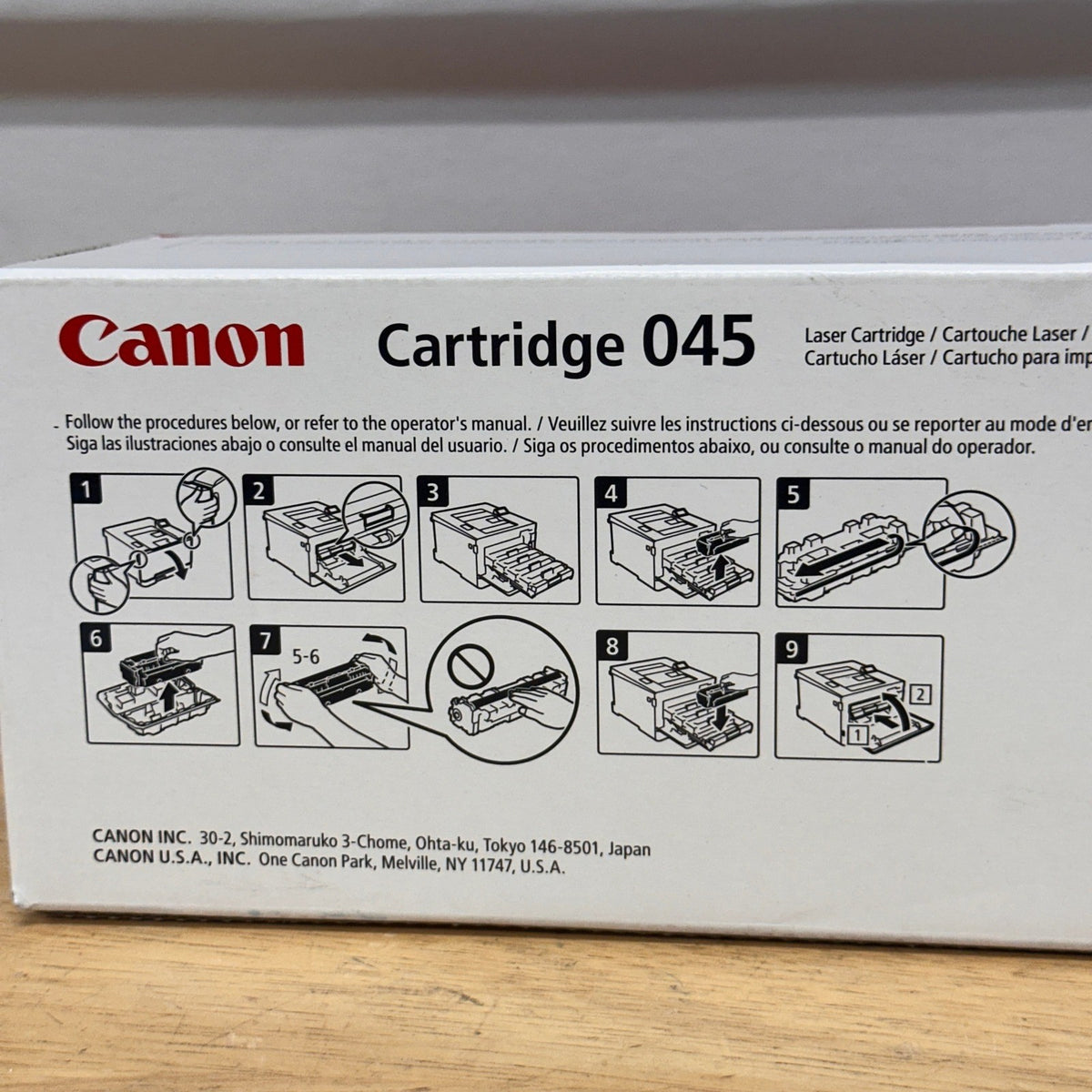 Canon 045 Black Toner Cartridge 1242C001 LBP610C MF630C Series OPEN BOX
