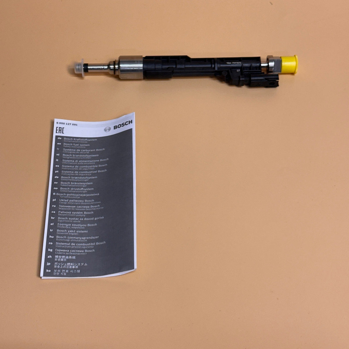 BOSCH 62805 OE Gasoline Direct Injection (GDI) Fuel Injector Single for BMW X1,