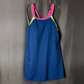Lands' End Women's 8 High Neck Swim Dress Chlorine Resistant One Piece Swimsuit