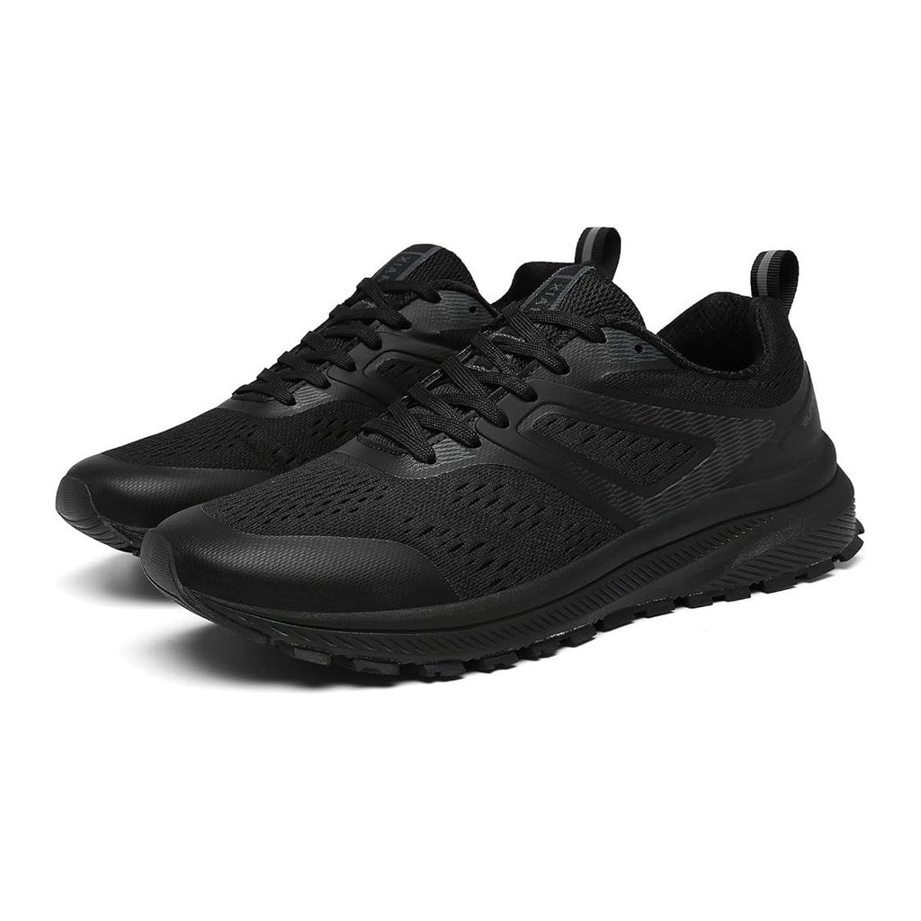 Xianv Men's US 8-10 Black Walking Shoes Lightweight Breathable Athletic Running