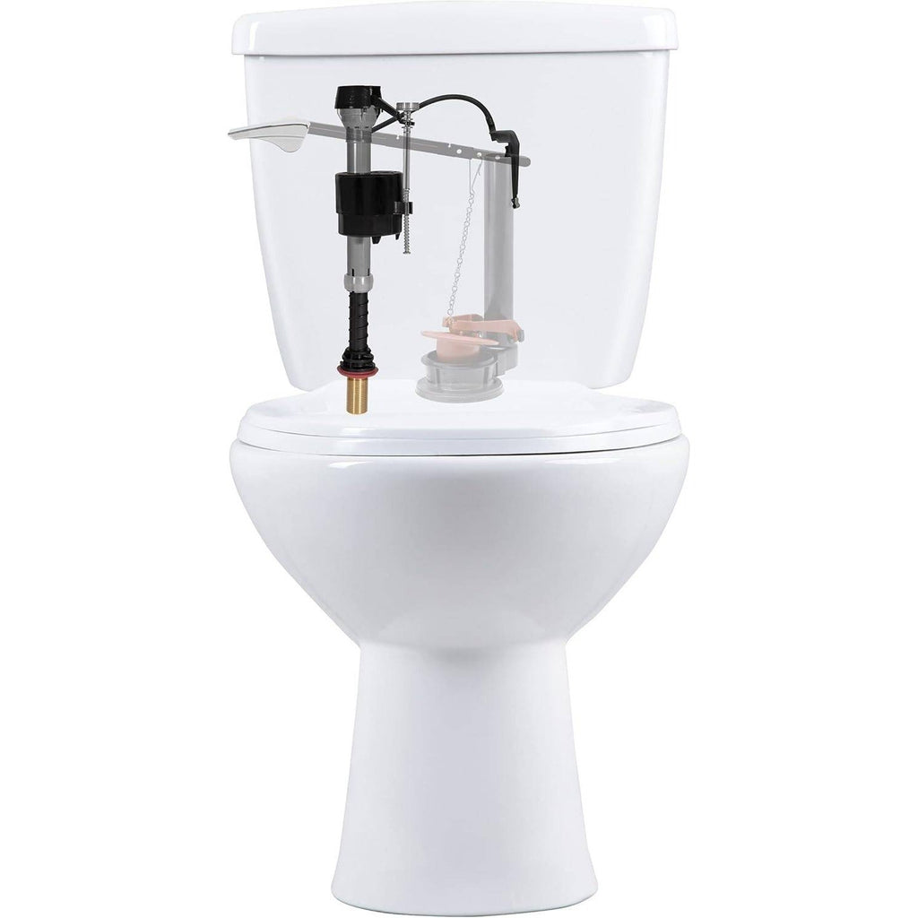 Fluidmaster 400A-019 Universal Toilet Fill Valve with Brass Shank