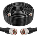 XRDS-RF N Male to N Male Cable 150FT, Type N Cable Low Loss KMR400 Coax Extens
