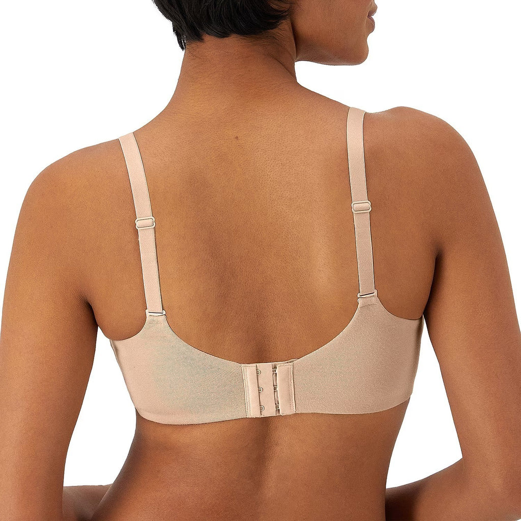 NWT Bali Breathe Womens XL Almond Cotton Modal Wireless T-Shirt Bra DF7594