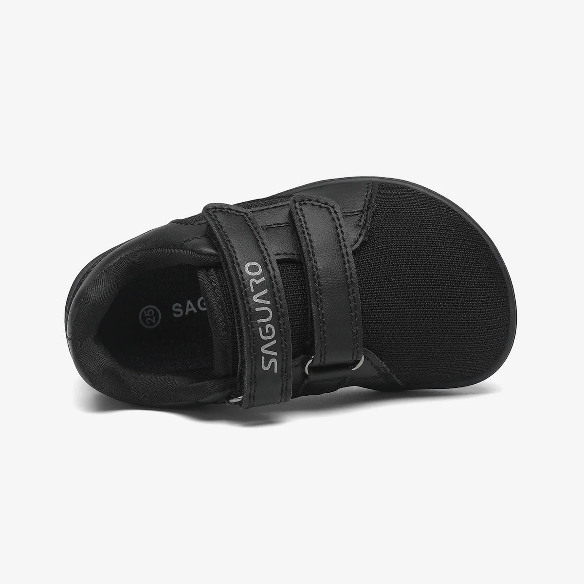 Saguaro Kid's Black Barefoot Shoes Luck II Size US Kids' 3.5