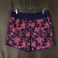 Lands End Women’s 14,14-16 LONG Quick Dry 5" Swim Board Short Floral w/ Liner
