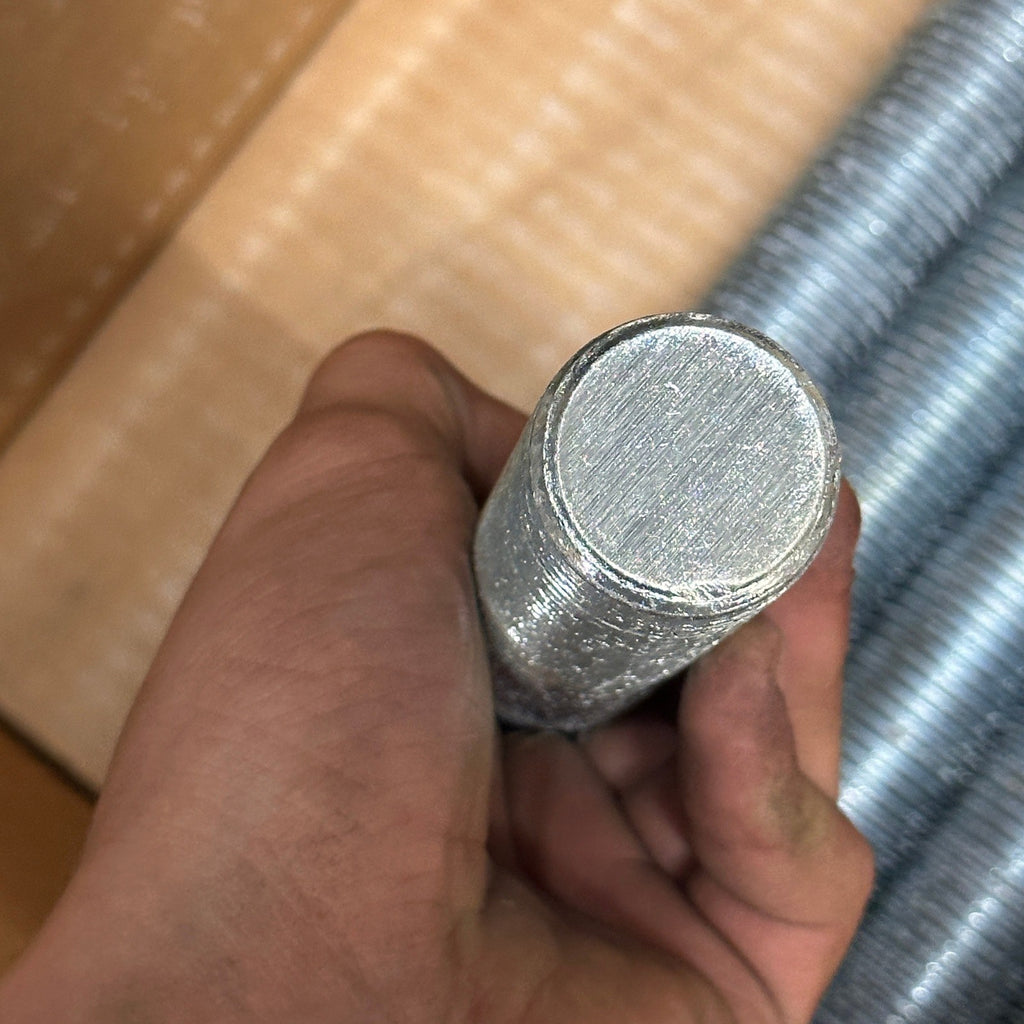 Pack of 6 Perine-Danforth 1 1/4-8 x 9 B7 Full Thread Stud Bolts Zinc