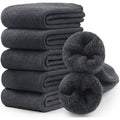 MSRP $22 Set of 5 Pairs SIMIYA Men's US 7-13 Grey Merino Wool Socks, Thick Wint