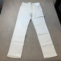 MSRP $58 Liz Claiborne Lana Womens 10 Tall White High Rise Straight Leg Jeans