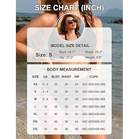 MSRP $39 Blooming Jelly Women's L Green Swimsuits Two Piece High Waisted