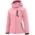 MSRP $66 GEMYSE Women's M Powder Pink Waterproof Ski Jacket Warm Winter Coat