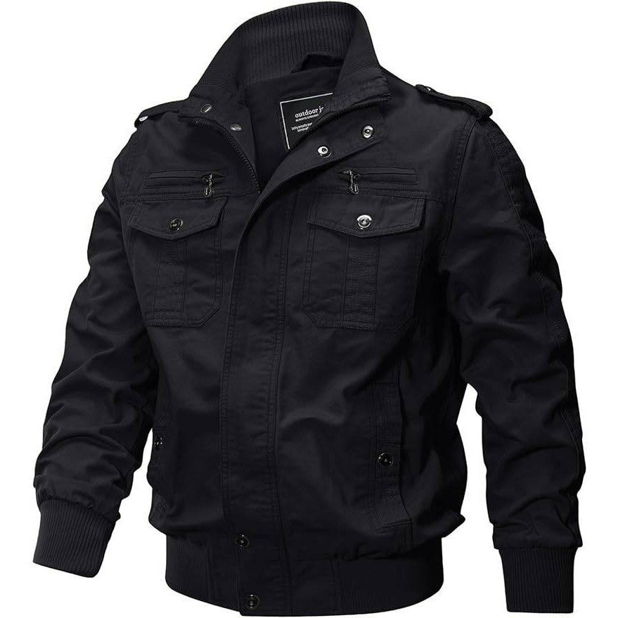 MSRP $65 CRYSULLY Men's M Cotton Military Jacket DIRTY Lightweight Casual Wi