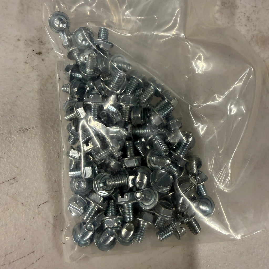 Pack of 94 Perine Danforth 8-32 x 1/4 Slotted Hex Washer Head Taptite Screws Zin
