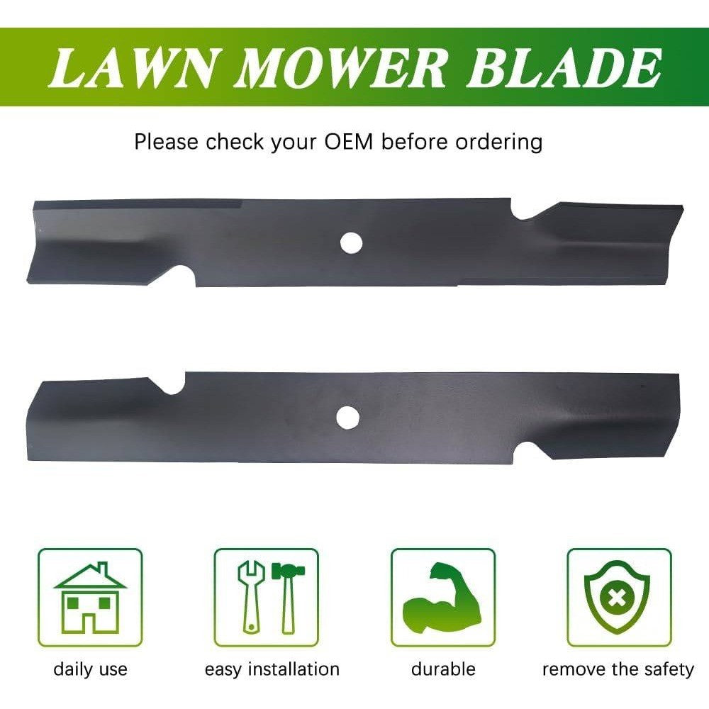 Set of 3 Apeixoto 482878 Mower Blades for Scag Tiger Cub Wildcat Turf Tiger 52''