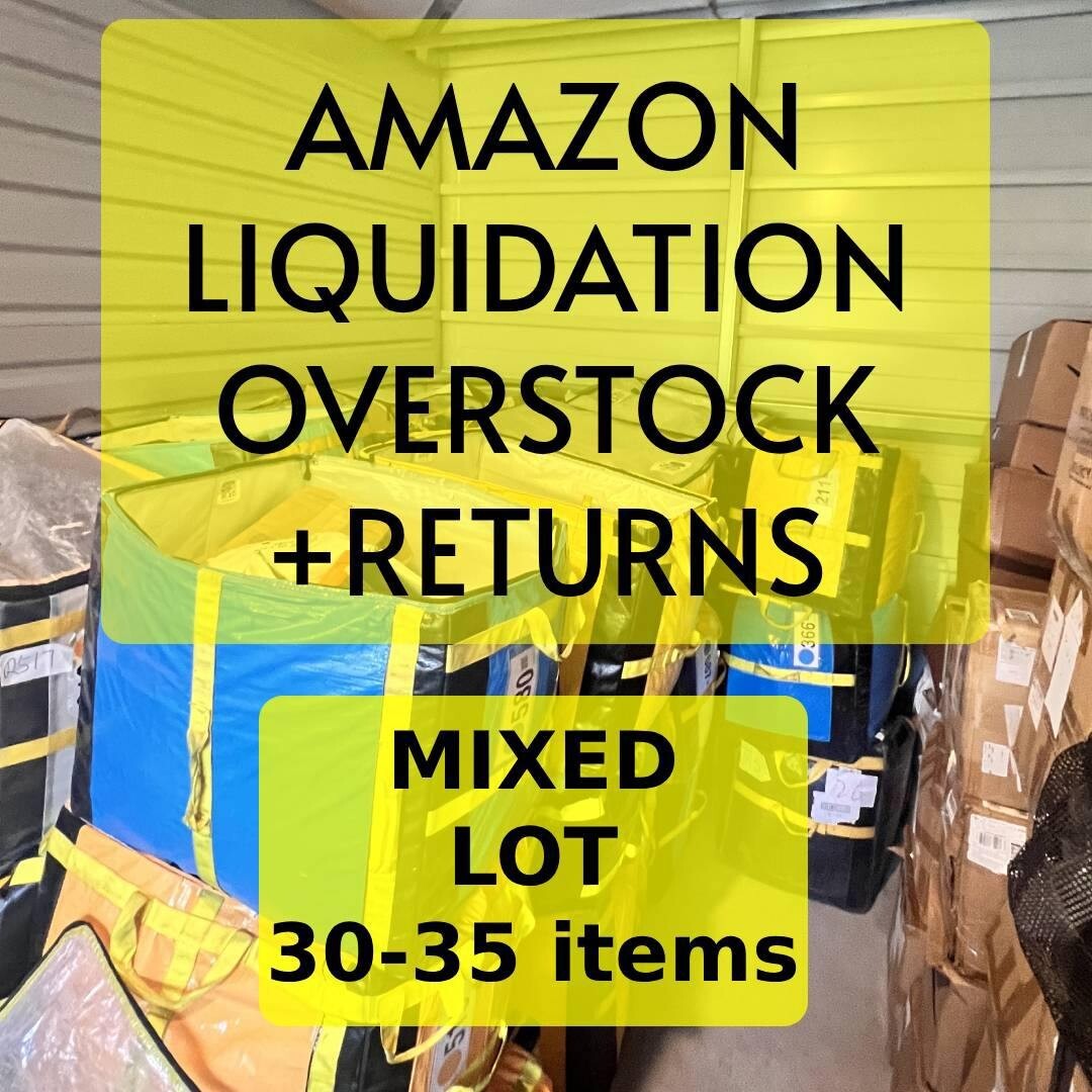 Amazon Liquidation Wholesale Overstock Returns Merchandise 30-35 Mixed Items Res