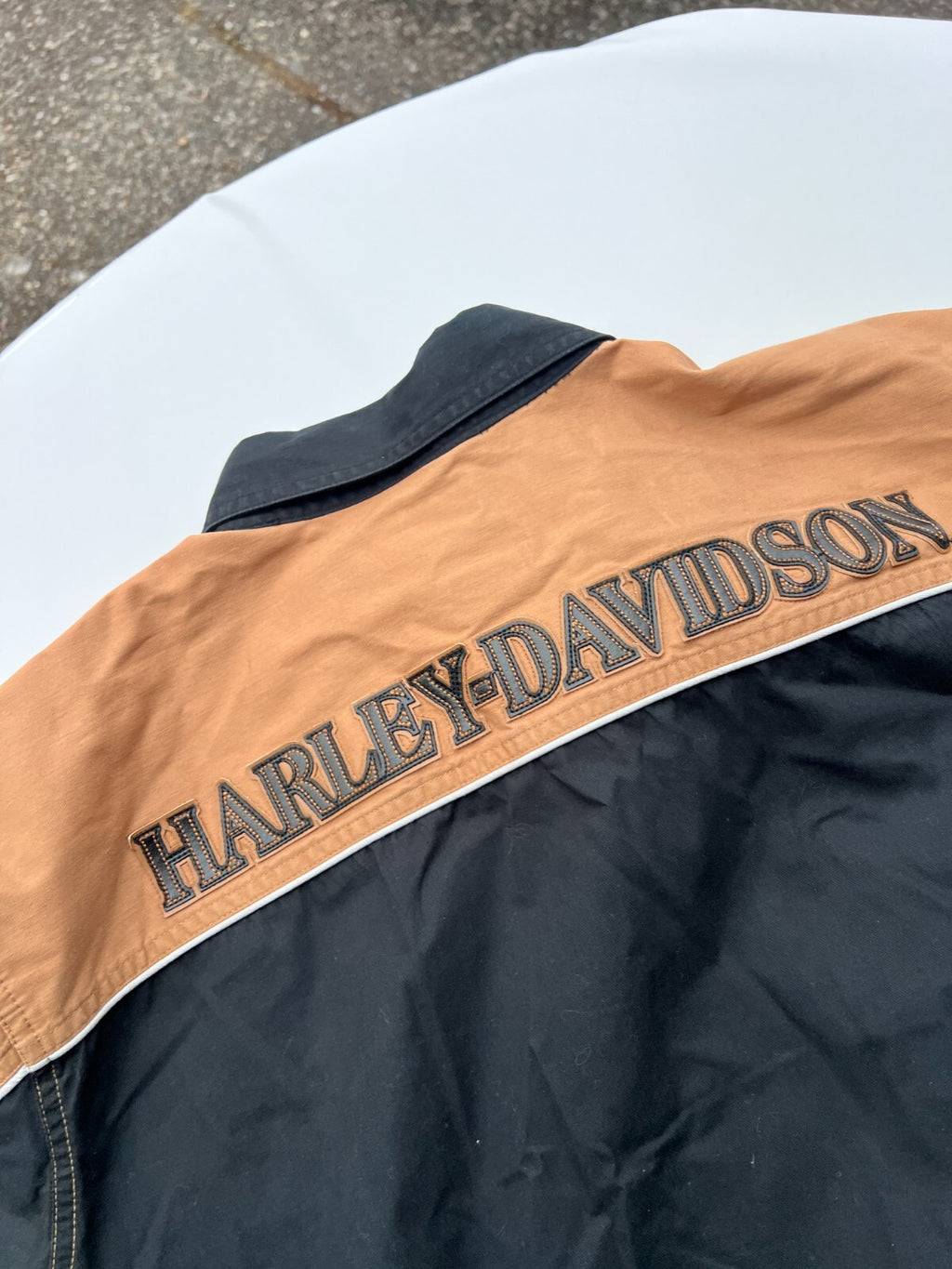 Harley-Davidson 110th Anniversary Dealer Shirt XL Black Orange 1903-2013 Short