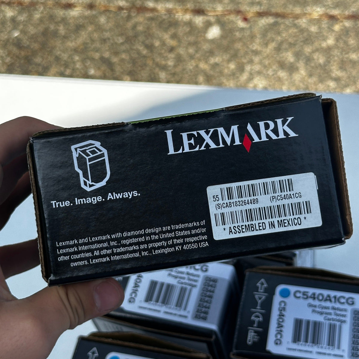 Set of 5 Genuine Lexmark C540A1CG Cyan Toner Cartridges C540 C543 C544 С546 X543