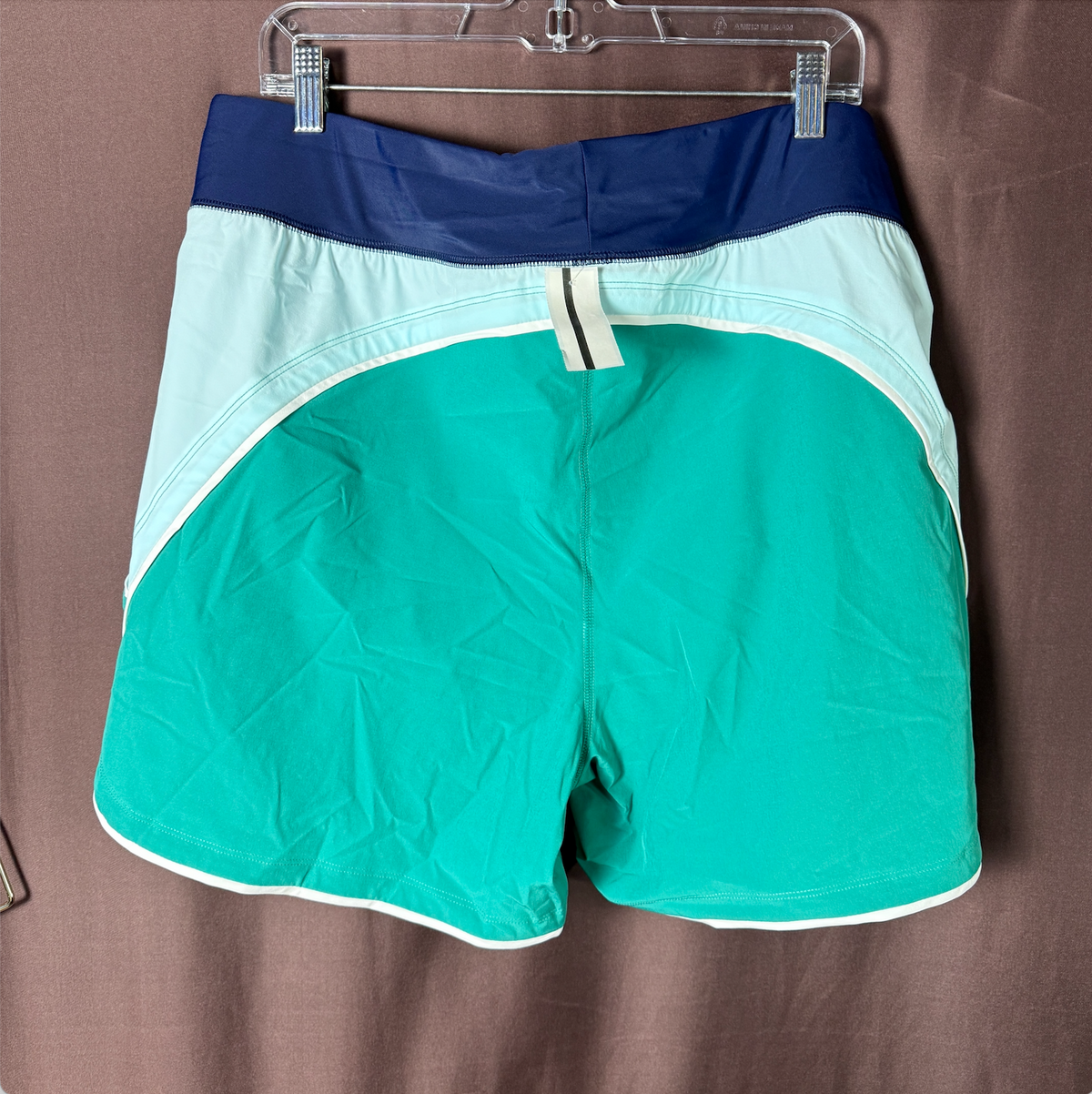 Lands' End Women's 18, 10 LONG 5" Quick Dry Elastic Waist Board Shorts Swim C