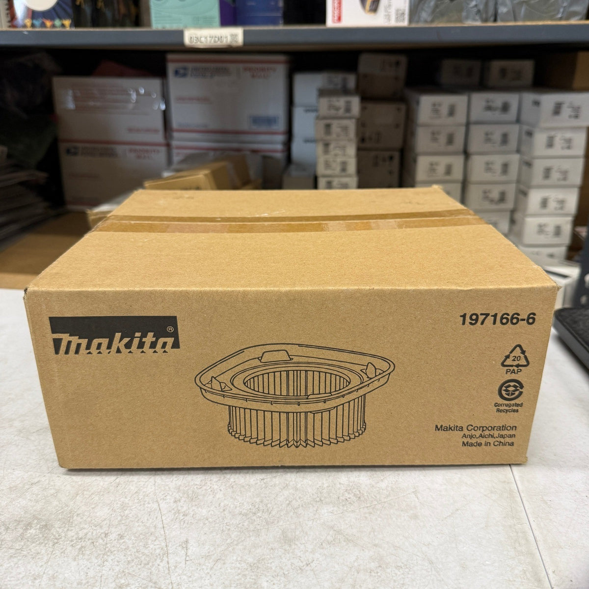 Makita 197166-6 HEPA Filter for XCV07, XCV08, XCV13, XCV15, XCV16