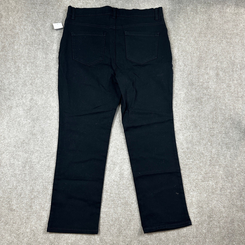 MSRP $48 Gloria Vanderbilt Amanda Womens 14 Petite Short Black Jean High Rise