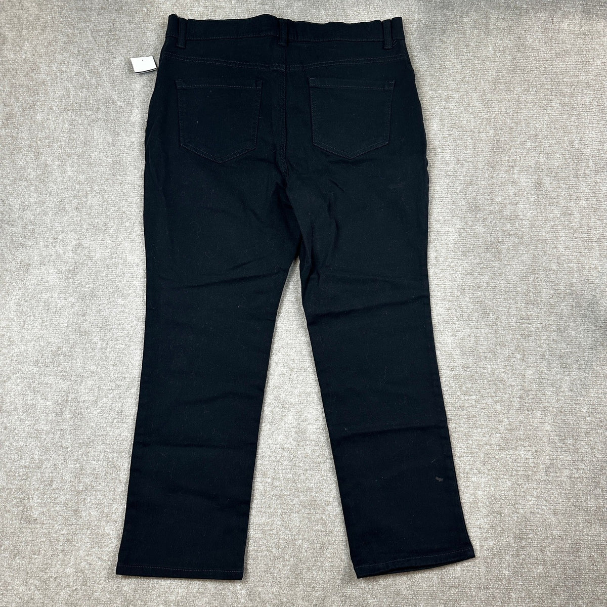 MSRP $48 Gloria Vanderbilt Amanda Womens 14 Petite Short Black Jean High Rise