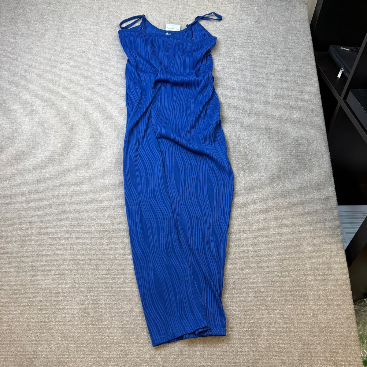 MSRP $28 PRETTYGARDEN Women's M Sleeveless Bodycon Dress Textured Back Slit