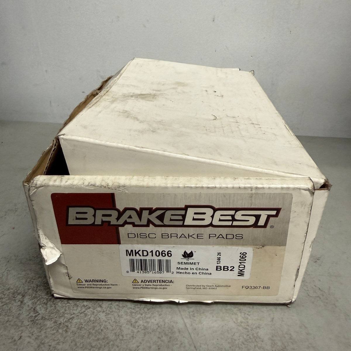BrakeBest MKD1066 Semi-Metallic Brake Pads