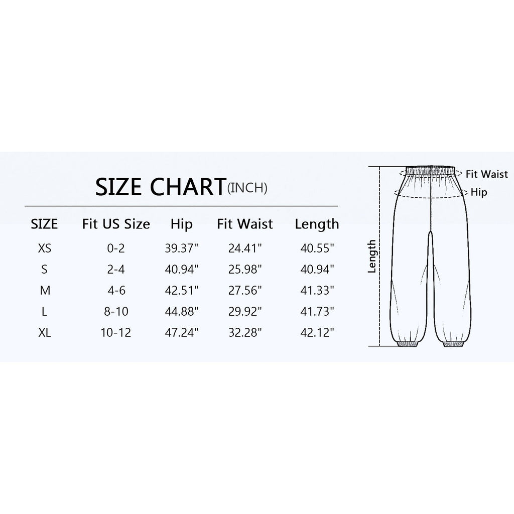 MSRP $33 FACDIBY Women's M Black Fleece Lined Sweatpants High Waist Drawstring