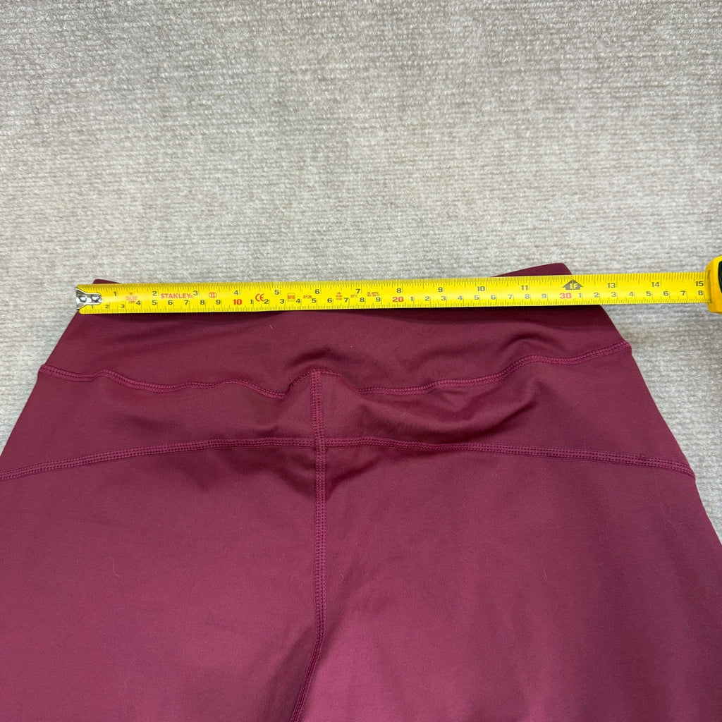 MSRP $52 Kecols Women's S Wine Yoga Scrub Pants High-Rise Straight Leg Uniform