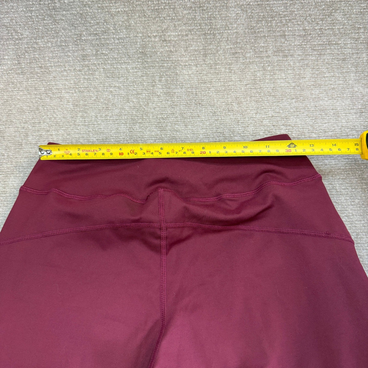 MSRP $52 Kecols Women's S Wine Yoga Scrub Pants High-Rise Straight Leg Uniform