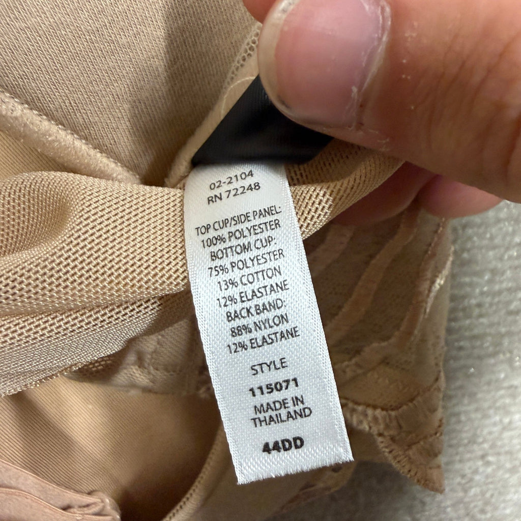 NWT Paramour Angie 115071 44DD Warm Nude Front Close Minimizer