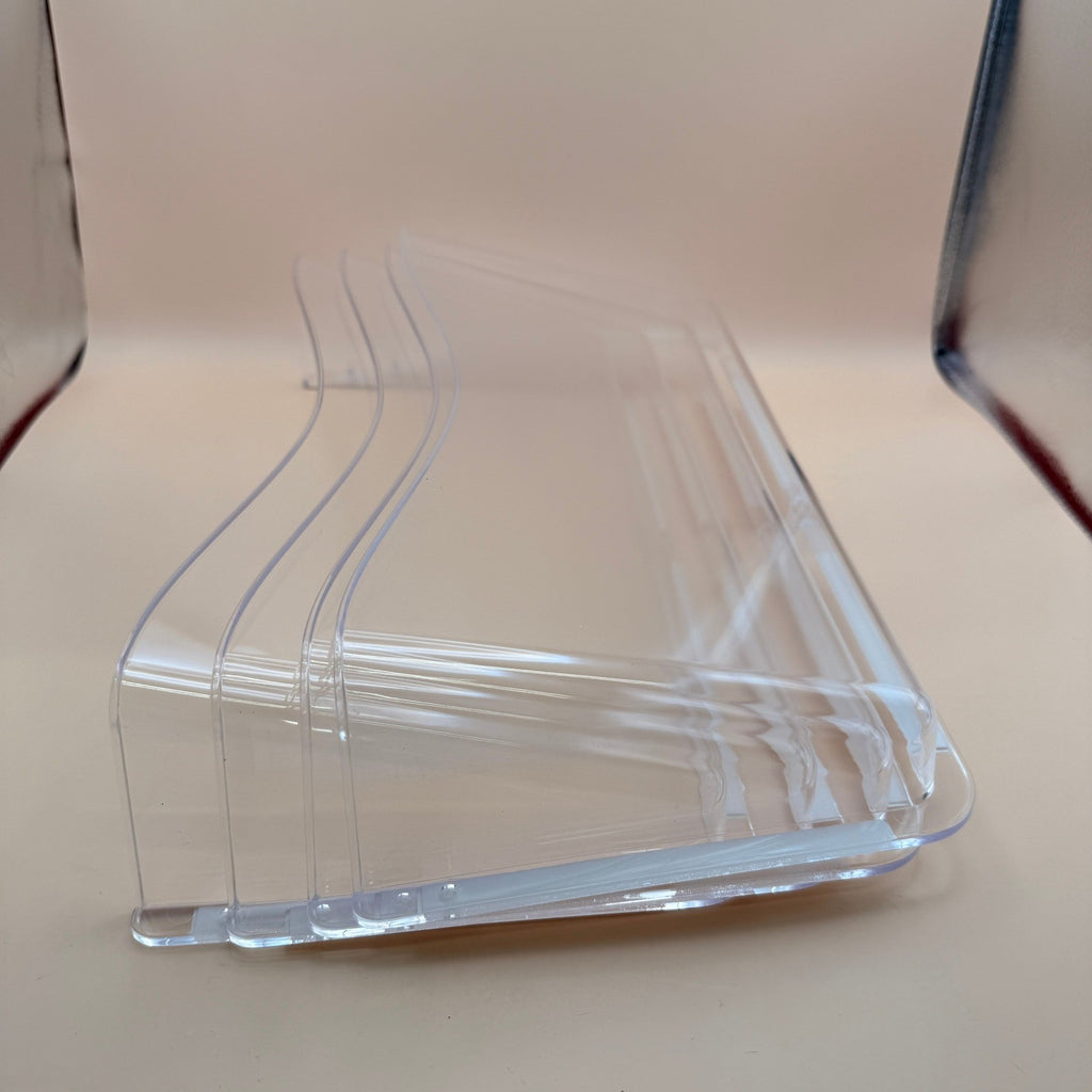 Pack of 4 Azar Displays 250035 Clear Pockets with Double Sided Tape