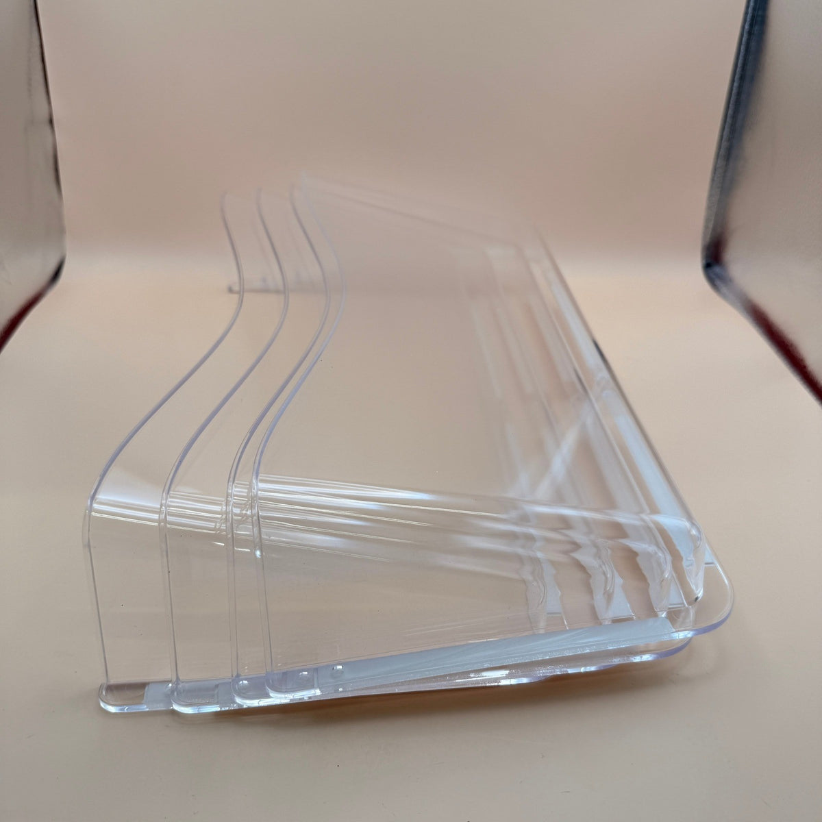 Pack of 4 Azar Displays 250035 Clear Pockets with Double Sided Tape
