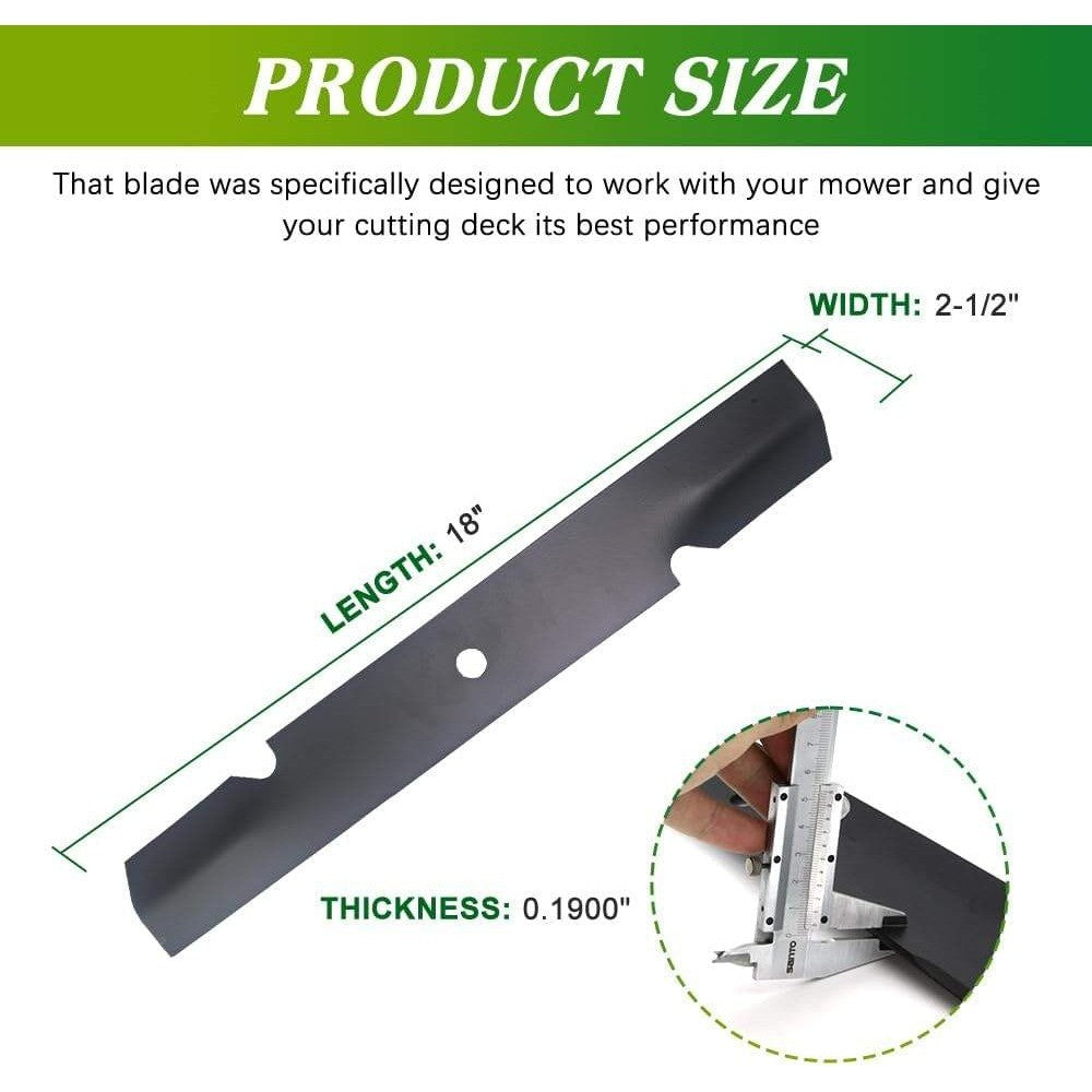 Set of 3 Apeixoto 482878 Mower Blades for Scag Tiger Cub Wildcat Turf Tiger 52''