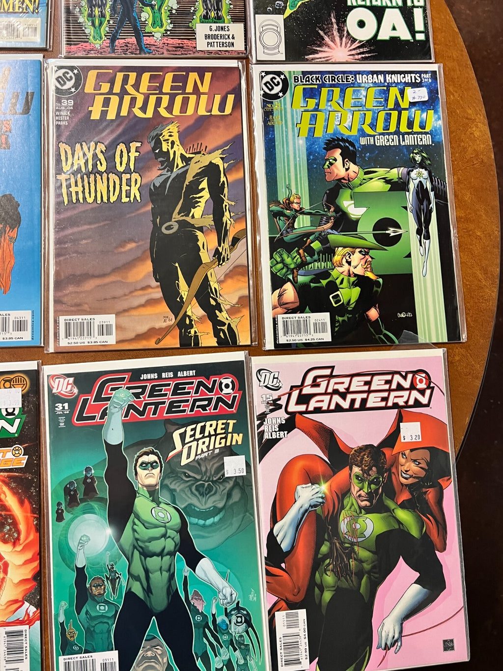 Lot of 15 Dc Comics - Green Arrow, Green Lantern