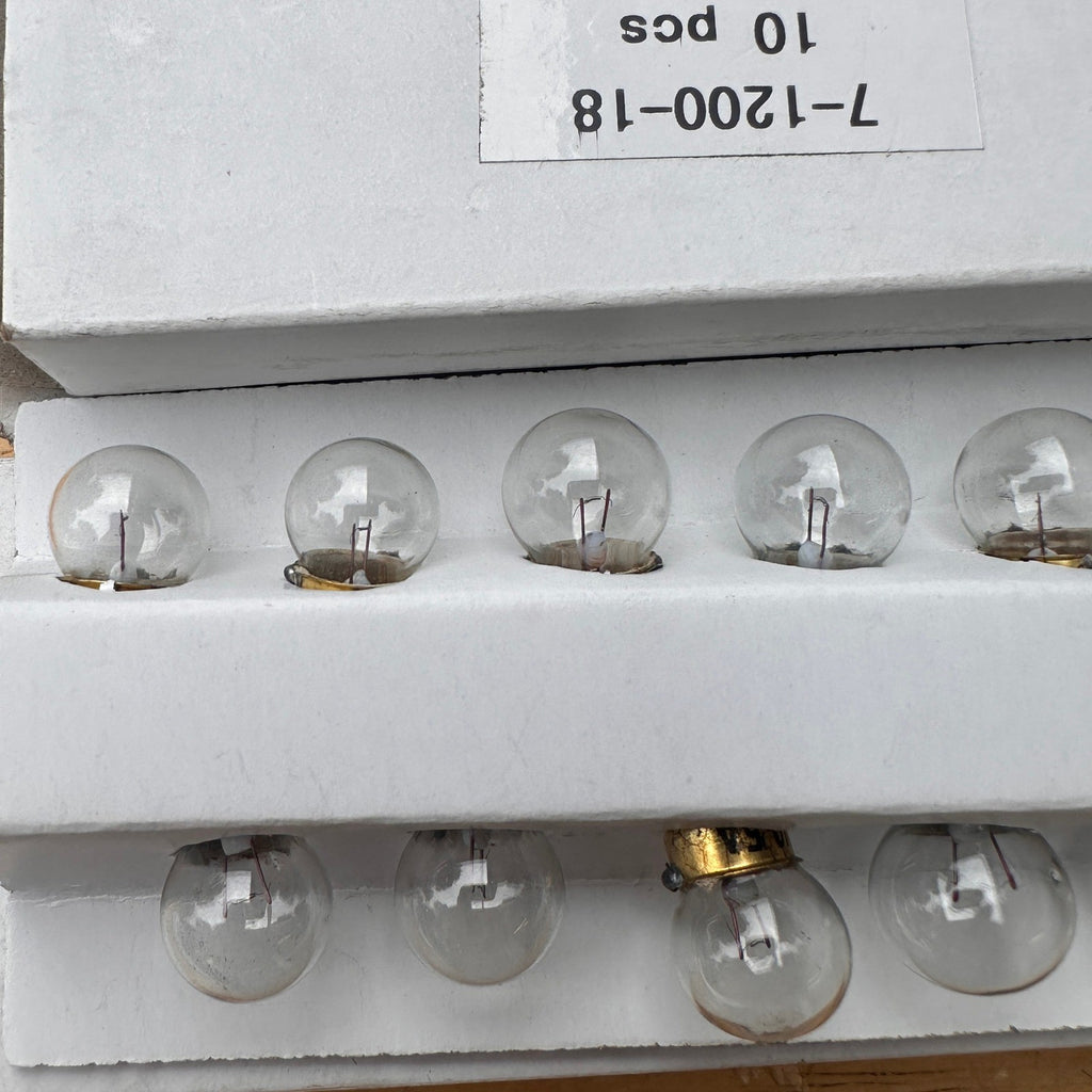 Set of 3 Pack of 10 Miniature Lamps 7-1200-18 Light Bulbs 6.3V 0.5A