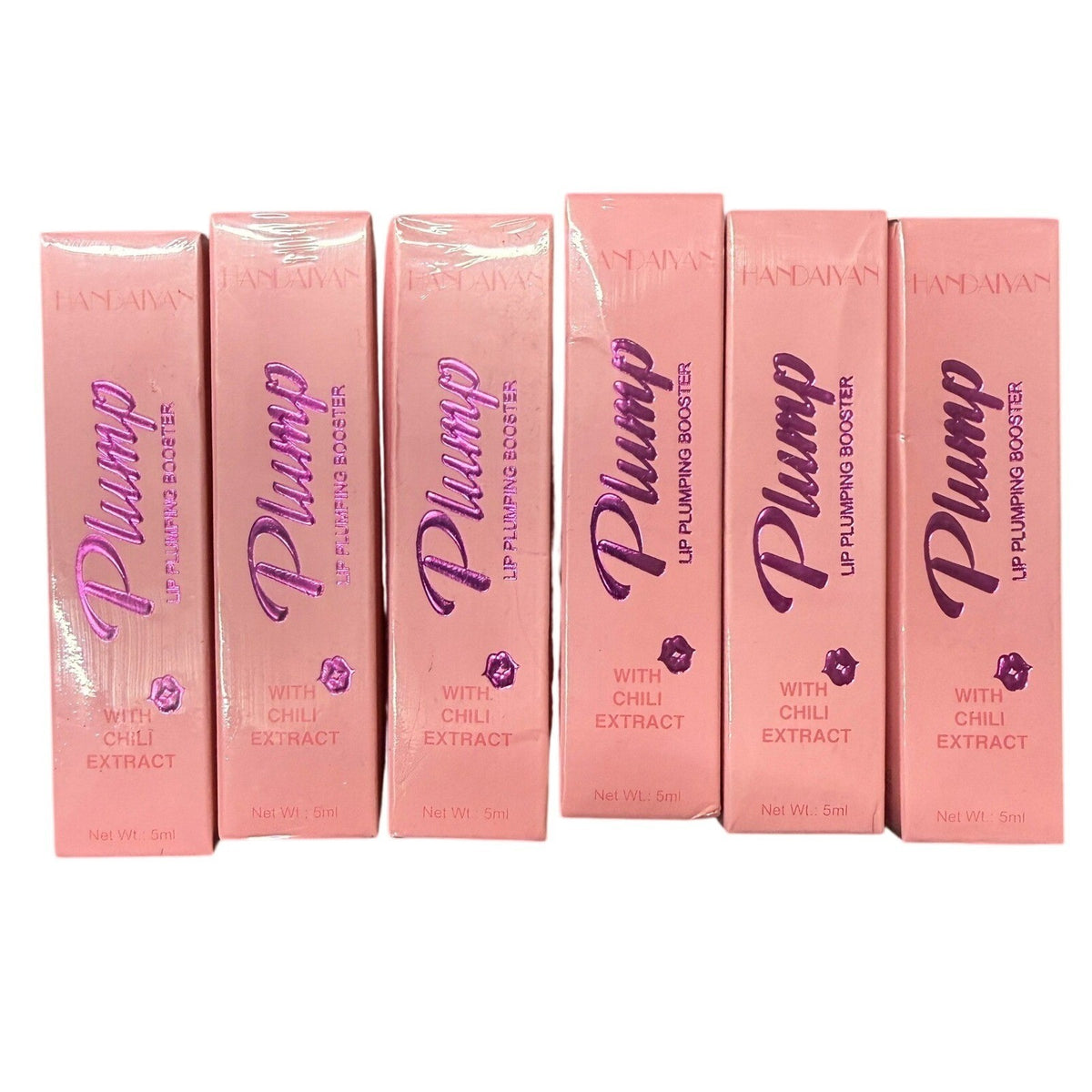 Set of 6 Lip Plumping Booster With Chili Extract #01-#06 EXP 10/2026