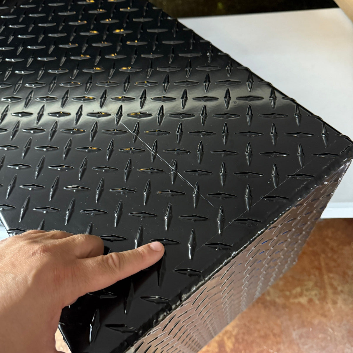 Buyers Products 1721551, 72x13x16" Black Diamond Tread Topsider Truck Box Alum