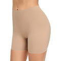 MSRP $19 Werena Women's L Beige No Control Slip Shorts for Under Dress Seamless