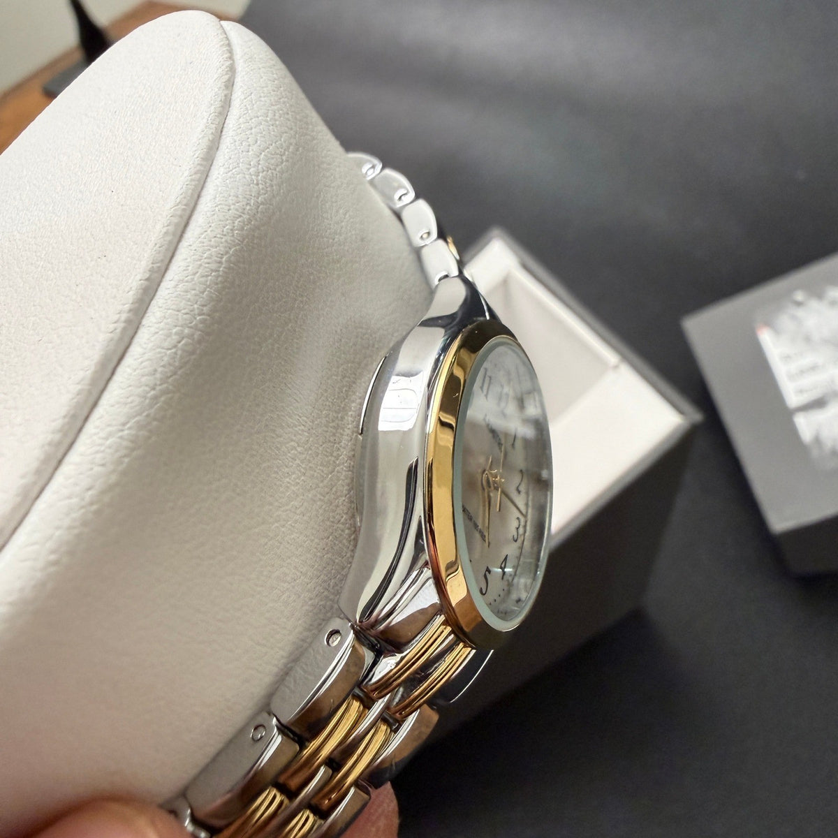 Armitron Women's 75/5304TTB Two Tone Easy to Read Bracelet Watch New Battery
